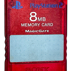 GENUINE SONY RED PS2 Memory Card