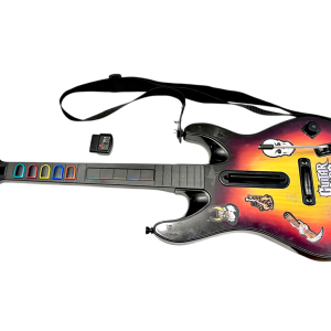 WIRELESS Guitar Hero Wireless Guitar Controller + Dongle (PS2)
