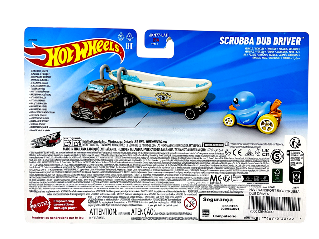 Hot Wheels Super Rigs - Scrubba Dub Driver - Image 2