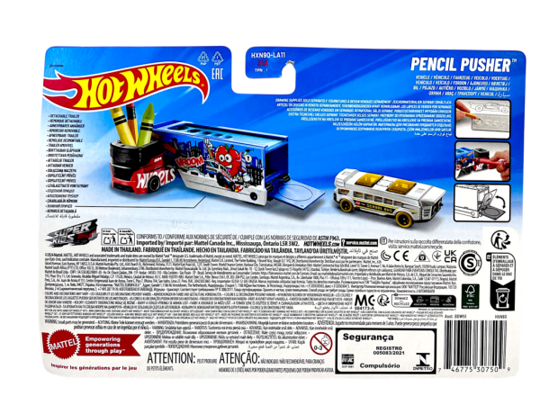Hot Wheels Super Rigs Pencil Pusher. Vroom - Image 2