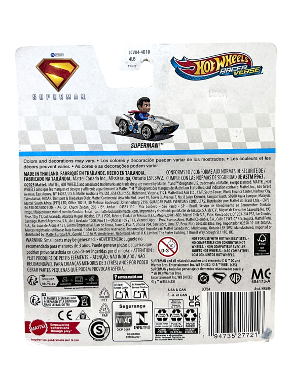 Hot Wheels RacerVerse - Superman Character Car - Image 2
