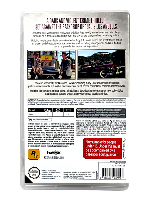 L.A. Noire (Nintendo Switch) - Image 2