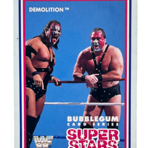 WWF Wrestling 1989 SERIES 1 Card DEMOLITION (preowned)