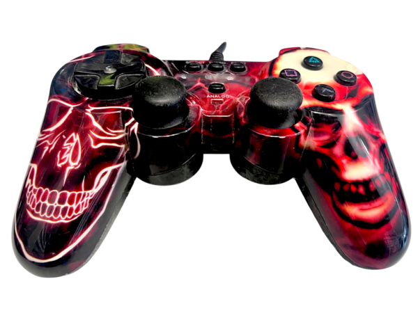 Custom Skull Design Wired Controller (PS2 Controller) - Image 2