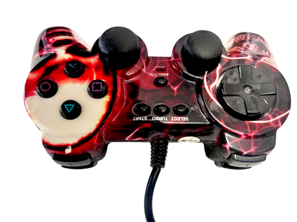 Custom Skull Design Wired Controller (PS2 Controller) - Image 3