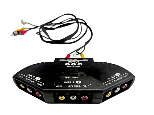 RCA AV 3-Way Input Selector Switch
