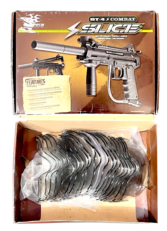 PAINTBALL MASK VISORS (Bulk Lot) inside Paintball Marker Box