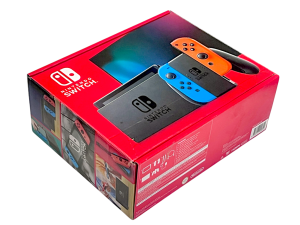 Nintendo Switch Console (Neon Red / Blue) *BOXED V2* - Image 9