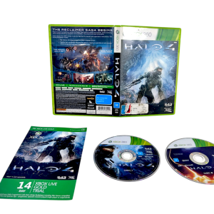 Halo 4 (Xbox 360 - Complete, 2‑Disc Set) *INCLUDES PROMO CARD*