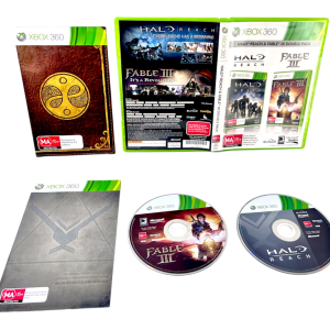 Halo Reach & Fable III Double Pack (Xbox 360 Complete)