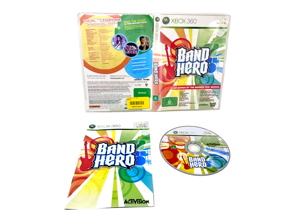 Band Hero (Xbox 360 Complete)