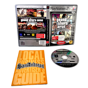 Grand Theft Auto San Andreas (PS2 Platinum w/ Manual)