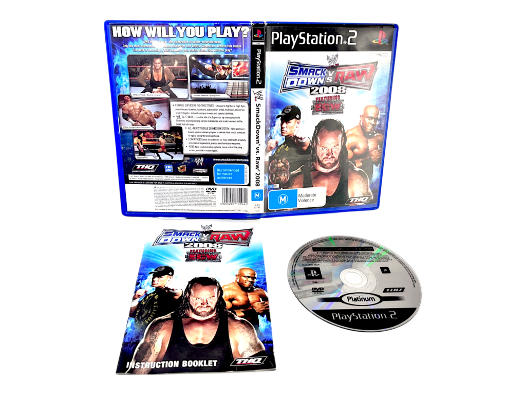 WWE SmackDown vs Raw 2008 (PS2) *COMPLETE*