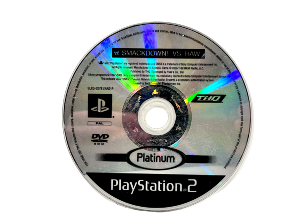 WWE SmackDown! vs Raw (PS2) *DISC EXCELLENT*