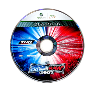WWE SmackDown vs Raw 2007 (Xbox 360) *DISC EXCELLENT*