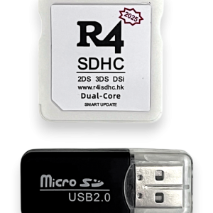 R4 SDHC Dual-Core (DS/3DS/DSi) White Edition + Pen Drive