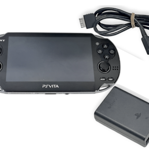 PlayStation Vita Console (Black OLED) + Official SONY Charger