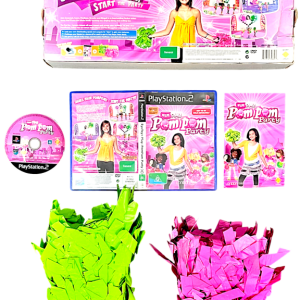EyeToy Play: Pom Pom Party PS2 GAME + POMPOMS! (PS2) *COMPLETE BOX SET!!