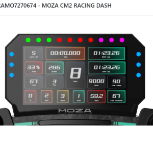 MOZA CM2 RACING DASH