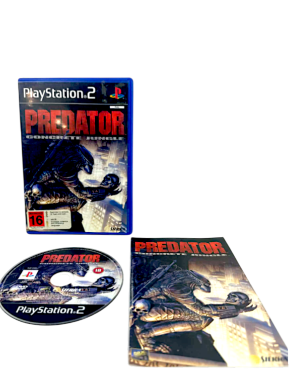 Predator: Concrete Jungle (PS2) EXCELLENT & COMPLETE