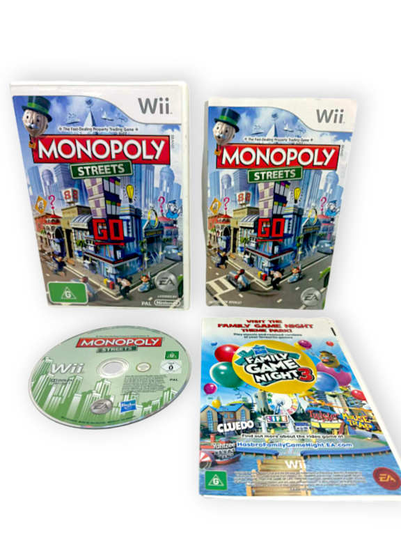 Monopoly Streets (Nintendo Wii) *COMPLETE*