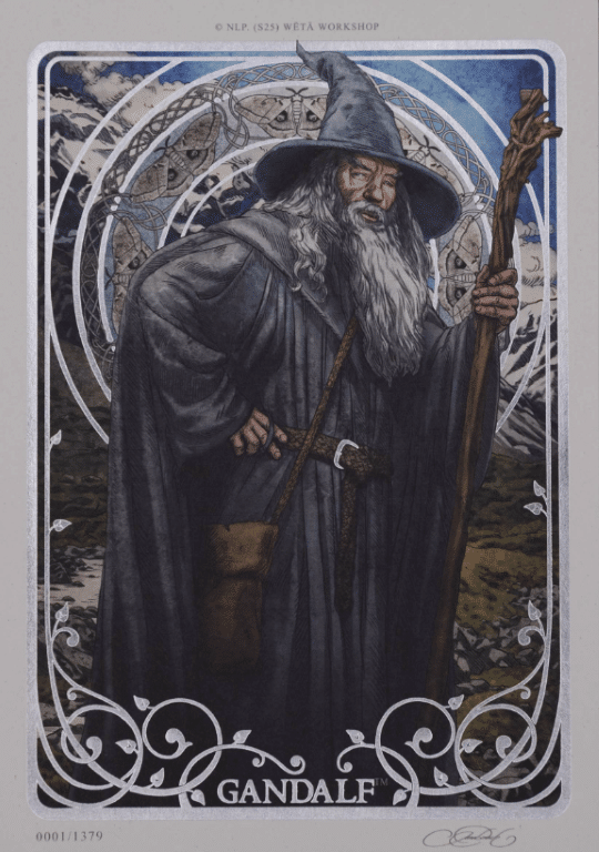 WETA Art Print-Gandalf Art Card (A5)