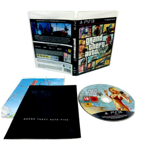 Grand Theft Auto V (PS3) COMPLETE w/ MAP + MANUAL