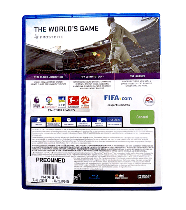 Fifa 18 (PS4) *EXCELLENT & COMPLETE* - Image 3