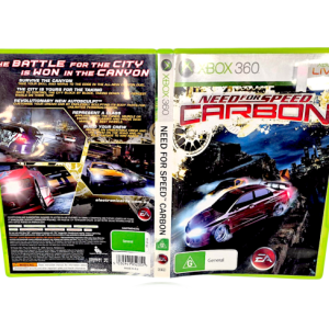 Need for Speed Carbon (Xbox 360) CASE + COVER (no disc)