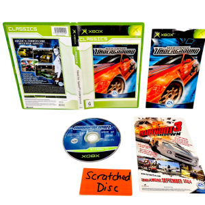 Need for Speed Underground (Xbox) Scratched