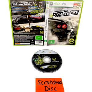 Need for Speed ProStreet (Xbox 360) Scratched