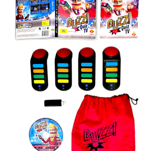 Buzz WIRELESS Set *BUZZERS + Bag + Game!