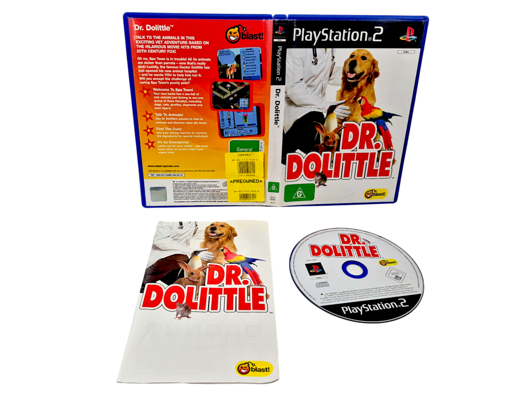 Dr. Dolittle (PS2) *EXCELLENT & COMPLETE*