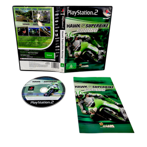 Hawk Superbike Racing (Kawasaki Racing - BLACK CASE PS2) *MINT COMPLETE*