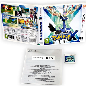 POKEMON X (3DS) *MINT COMPLETE*