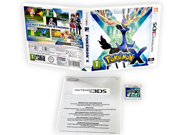 POKEMON X (3DS) *MINT COMPLETE*