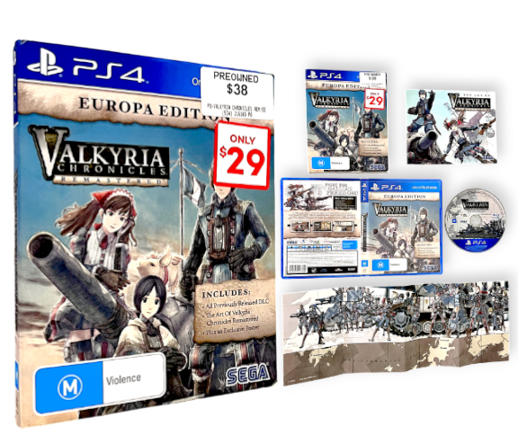 Valkyria Chronicles Remastered Europa Edition (PS4) *BOXED*
