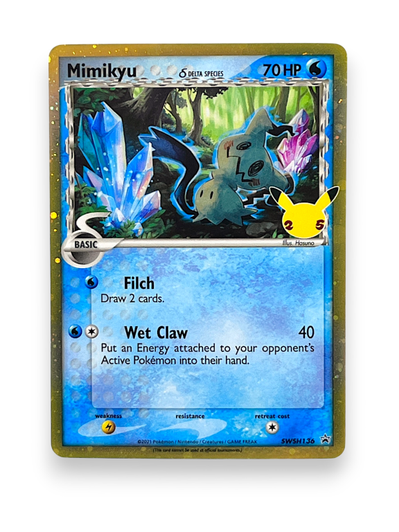 POKEMON TCG - Mimikyu Delta Species SWSH136