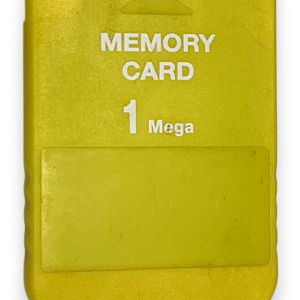 PlayStation 1 Memory Card (1MB - Yellow)