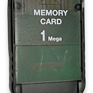 PlayStation 1 Memory Card (1MB - Clear/Black)