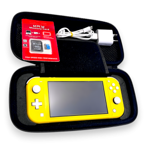 Nintendo Switch Lite Yellow Console + Case & Charger