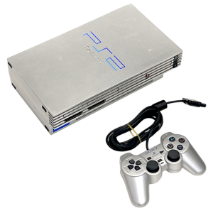 PS2 PHAT Console Silver (PlayStation 2) FAT Bundle