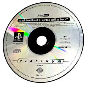 Crash Bandicoot 2: Cortex Strikes Back (PS1 Platinum Disc)