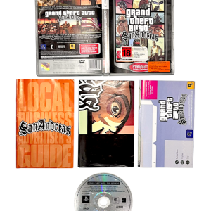 Grand Theft Auto: San Andreas (PS2) *COMPLETE + SEGMENTED MAP