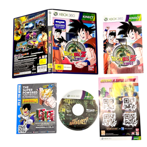 Kinect Adventures (Xbox 360) w/ Mint Dragon Ball Z Kinect Case