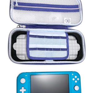 Nintendo Switch Lite Console (Blue) + Pokemon Case