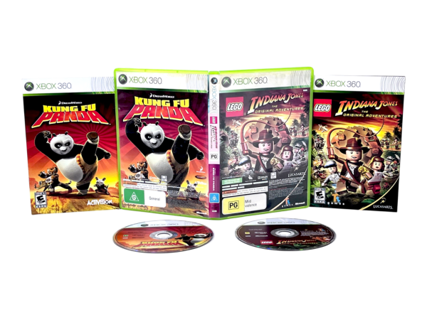 Kung Fu Panda + LEGO Indiana Jones (Xbox 360) *2 GAME BUNDLE*