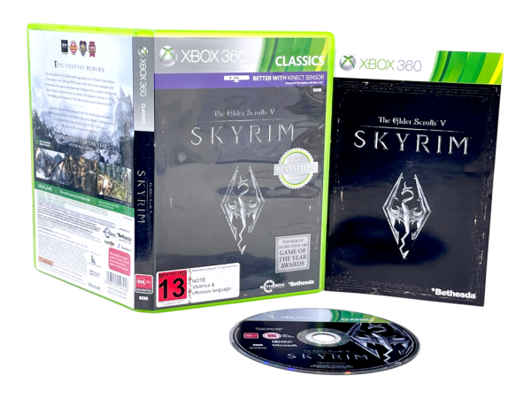 The Elder Scrolls V: Skyrim (Xbox 360) *MINT COMPLETE*