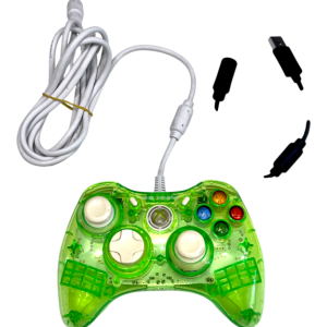 Xbox 360 Wired Controller - Transparent Green *AFTERGLOW*