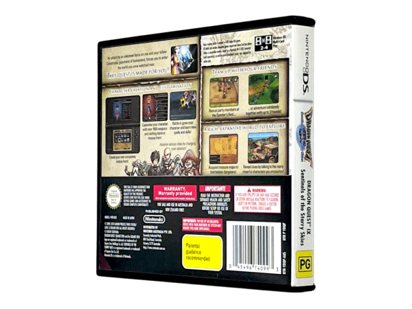 Dragon Quest IX Sentinels of the Starry Skies (DS) *MINT COMPLETE* - Image 3
